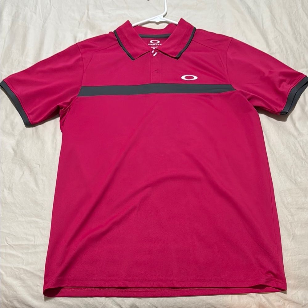 Oakley Red Performance Polo Shirt